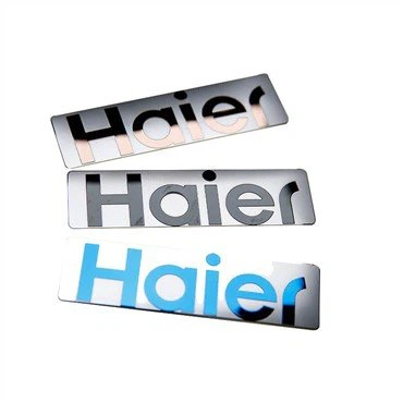 3D-geprägte Metallaufkleber