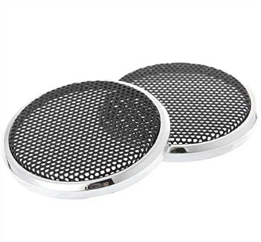 Lautsprecher Mesh Nickelaufkleber