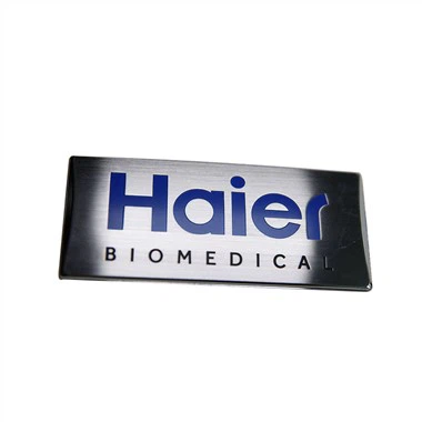 Namensschild aus Aluminium