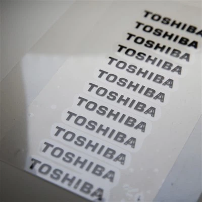 Elektroform -Metall -Logo -Etikettenaufkleber